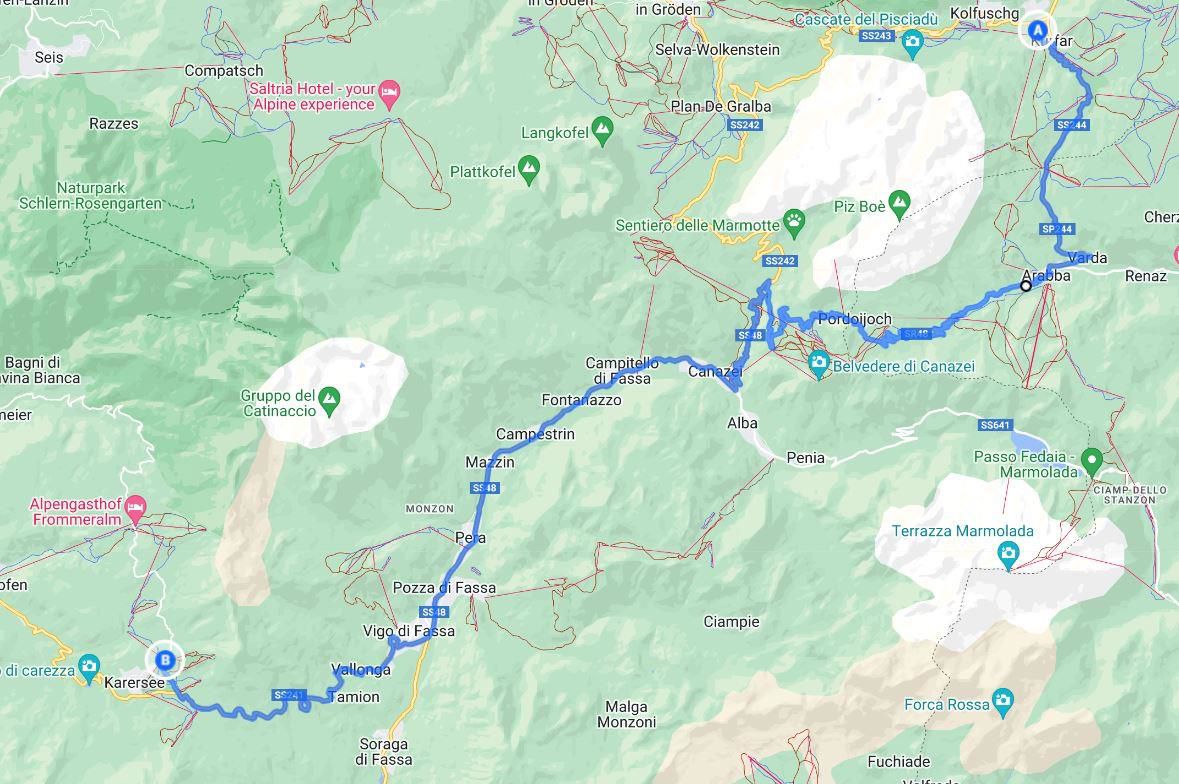 25.5. Corvara- Franzinalm_54km